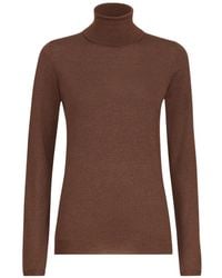 Brunello Cucinelli - Sparkling Cashmere And Silk Lightweight Turtleneck Sweater - Lyst