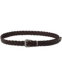 Brunello Cucinelli - Braided Leather Belt - Lyst