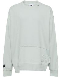 Izzue - Asymmetric Cotton Sweatshirt - Lyst