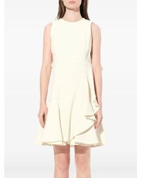 McQueen - Ruffled Sleeveless Dress - Lyst