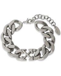 Off-White c/o Virgil Abloh - Arrow Curb-Chain Bracelet - Lyst