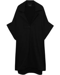 Y's Yohji Yamamoto - Short-sleeve Cotton Single-breasted Coat - Lyst