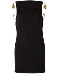 Cult Gaia - Flower-Embellished Mini Dress - Lyst