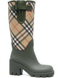 Burberry - Stivali Marsh A Quadri - Lyst