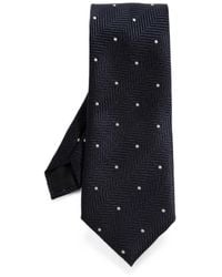 Tom Ford - Polka-Dot Herringbone-Weave Tie - Lyst