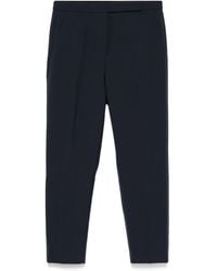 Theory - High-waisted Slim Cropped Trousers - Lyst