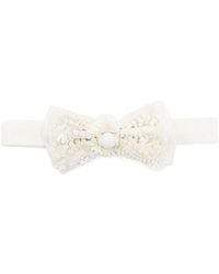 Biyan - Bead-Detailing Silk Bow Tie - Lyst