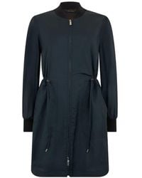 Moorer - Single-Breasted Drawstring Coat - Lyst