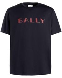 Bally - Logo-print Organic-cotton T-shirt - Lyst