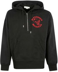 McQueen - Sudadera Con Capucha Y Motivo De Calavera - Lyst