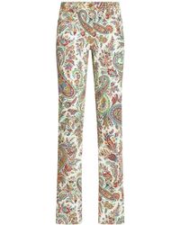 Etro - Skinny-Jeans mit Paisley-Print - Lyst