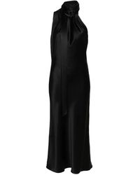 Max Mara - Silk Satin Dress - Lyst
