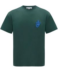 JW Anderson - Logo-patch Cotton T-shirt - Lyst