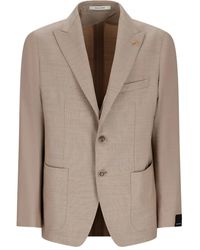 Tagliatore - Single-Breasted Patch-Pocket Jacket - Lyst