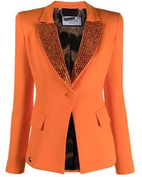 Philipp Plein - Fitted Single-Breasted Blazer - Lyst