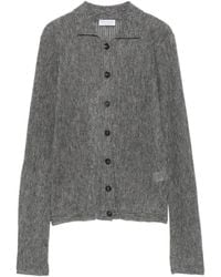 Brunello Cucinelli - Ribbed-Knit Button-Up Cardigan - Lyst