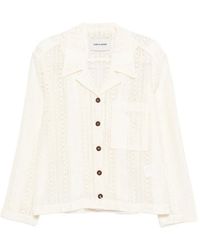 Low Classic - Lace Button Shirt - Lyst