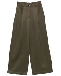 Stella Nova - Pleated Palazzo Pants - Lyst