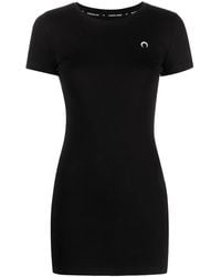 Marine Serre - Logo Organic Cotton T-shirt Dress - Lyst