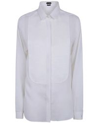 Tom Ford - Chemise De Smoking En Soie - Lyst