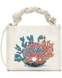 Ganni - Small Bou Terry Tote Bag - Lyst