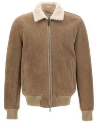 Volfagli - Big Ben Merinillo Suede Jacket - Lyst