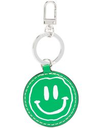 Ganni Schlüsselanhänger mit Smiley - Grün