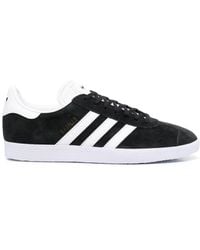 adidas - Gazelle "cblack/white/goldmt" Sneakers - Lyst
