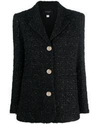 Giambattista Valli - Blazer en tweed à simple boutonnage - Lyst