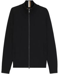 BOSS - Cardigan mit Reißverschluss - Lyst