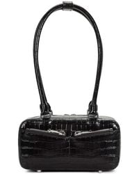 Self-Portrait - Mini Crocodile-Embossed Leather Bag - Lyst