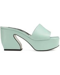 Sergio Rossi - Sandales En Cuir À Plateforme - Lyst