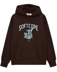 MSGM - Hoodie Mit Grafischem Print - Lyst