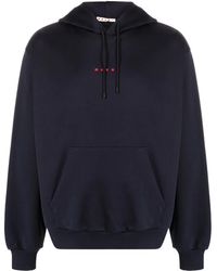 Marni - Hoodie Mit Logo-Print - Lyst