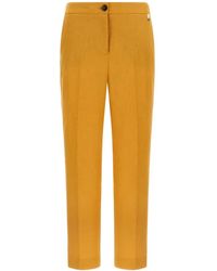 Herno - Flax Linen Cotton Pants - Lyst