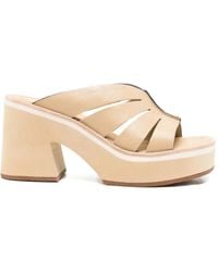 Bruno Premi - Cut-Out Platform Sandals - Lyst