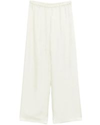 Enza Costa - Fluid Twill Trousers - Lyst