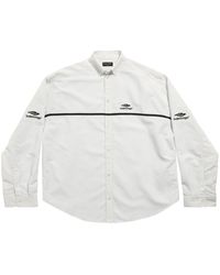Balenciaga - Camisa con logo bordado - Lyst
