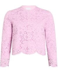 Patou - Chaqueta Sin Cuello Con Encaje - Lyst