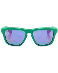 Gucci - GG Supreme Square-frame Sunglasses - Lyst