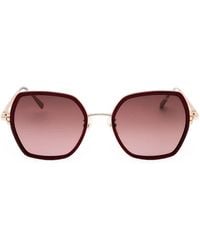 Chopard - Lunettes De Soleil À Monture Géométrique - Lyst