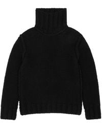 MM6 by Maison Martin Margiela - Pull En Laine À Col Roulé - Lyst