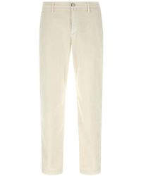 Jacob Cohen - Cotton Blend Trousers - Lyst
