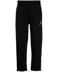 Neil Barrett - Embroidered-Logo Jogging Trousers - Lyst