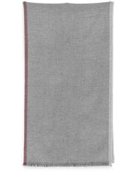 Brunello Cucinelli - Sciarpa Con Frange - Lyst