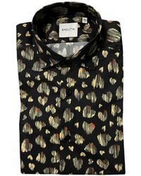 Bagutta - Camisa Con Estampado De Corazones - Lyst