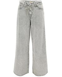Levi's - Jeans Met Wijde Pijpen En Gestrikte Taille - Lyst
