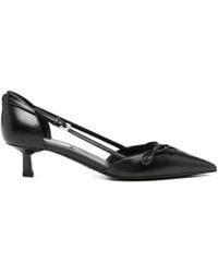 Prada - Leather Pumps - Lyst