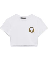 Roberto Cavalli - Cropped T-Shirt - Lyst