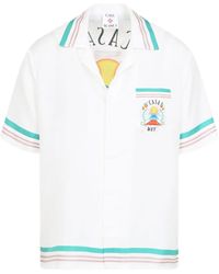 CASABLANCA - Silk Printed Shirt - Lyst
